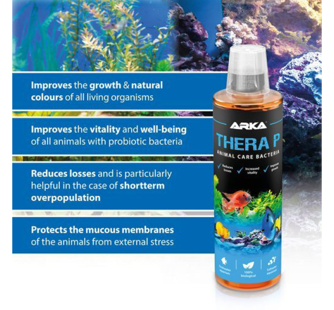 ARKA THERA P (473 ml) бактерии для ухода за животными в аквариуме