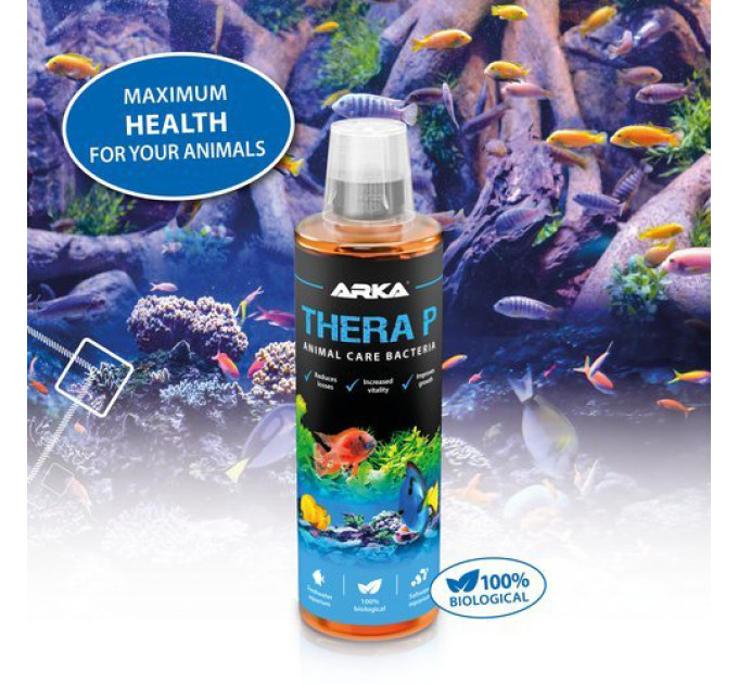 ARKA THERA P (473 ml) бактерии для ухода за животными в аквариуме