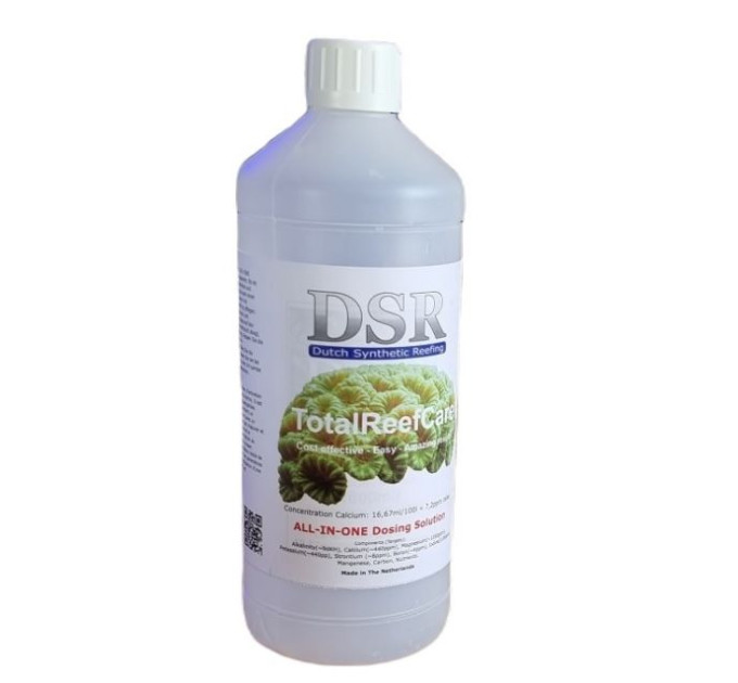 DSR TotalReefCare (1000ml) баллинг раствор 3 в 1: карбонаты, кальций, магний и микроэлементы