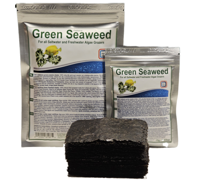 DVH Green Seaweed 15g нори для аквариумных рыб
