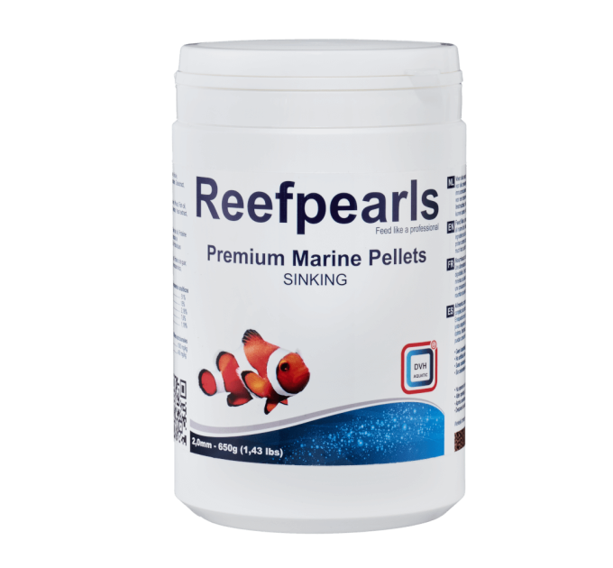 DVH Reefpearls 2,0mm (650g) гранули для морських риб тонучі