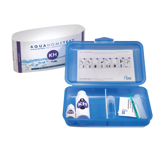 Fauna Marin AQUAHOMETEST KH профессиональный тест КН для морских аквариумов