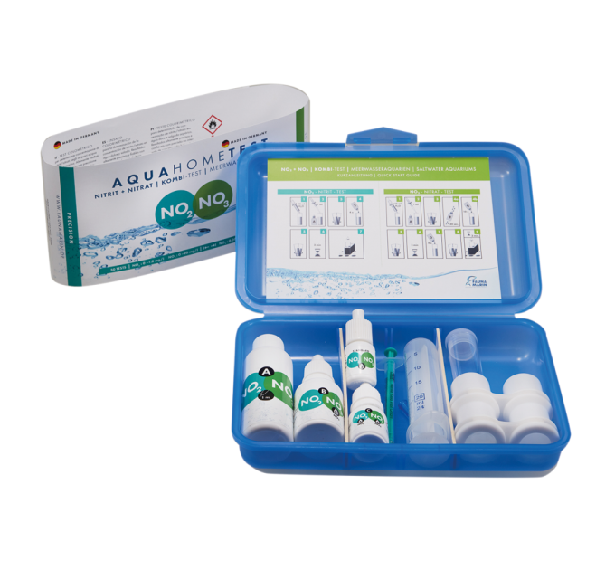 Fauna Marin AQUAHOMETEST NO2+NO3 профессиональный тест нитрит и нитрат для морских аквариумов