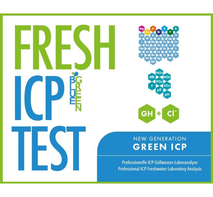 Fauna Marin Fresh ICP Test комплексный тест пресной воды, набор для взятия образцов и отправки