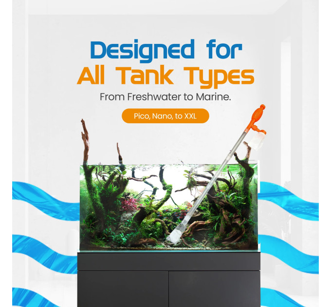 FLIPPER AquaVac очиститель грунта и сифон