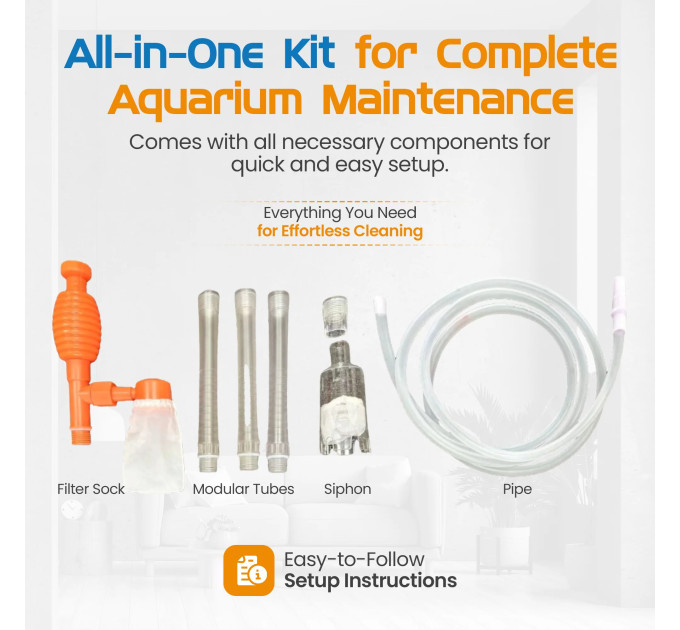 FLIPPER AquaVac очиститель грунта и сифон