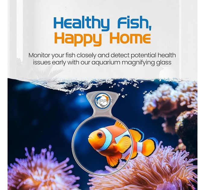 FLIPPER DEEPSEE VIEWER MAX 5" CLEAR лупа на магните для наблюдения за аквариумом