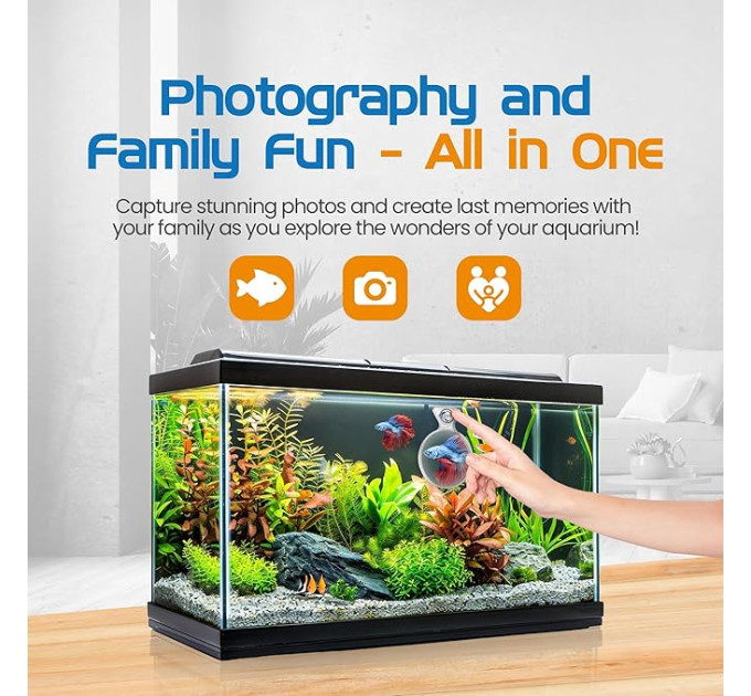 FLIPPER DEEPSEE VIEWER MAX 5" CLEAR лупа на магните для наблюдения за аквариумом