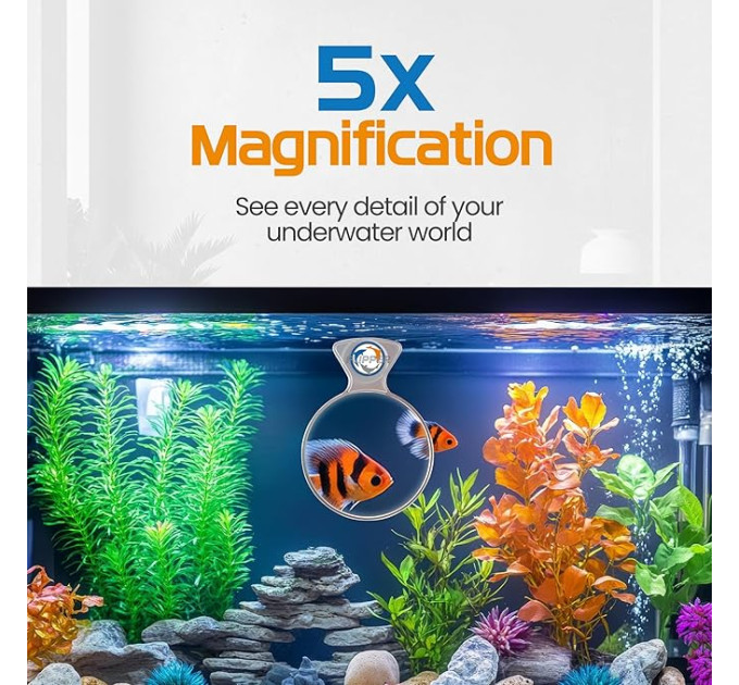 FLIPPER DEEPSEE VIEWER MAX 5" CLEAR лупа на магните для наблюдения за аквариумом