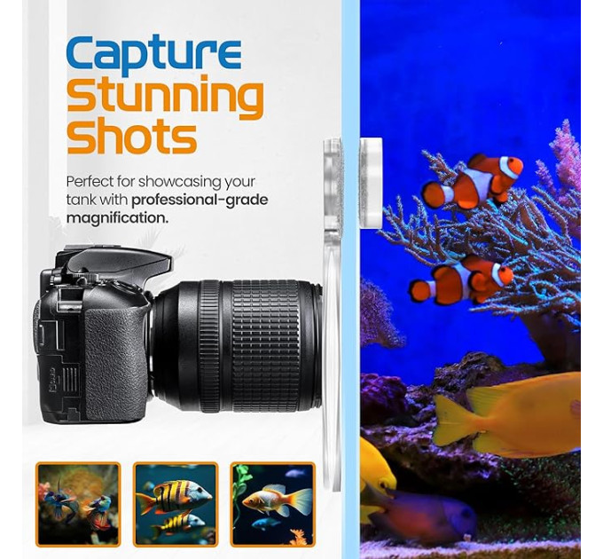 FLIPPER DEEPSEE VIEWER MAX 5" CLEAR лупа на магните для наблюдения за аквариумом