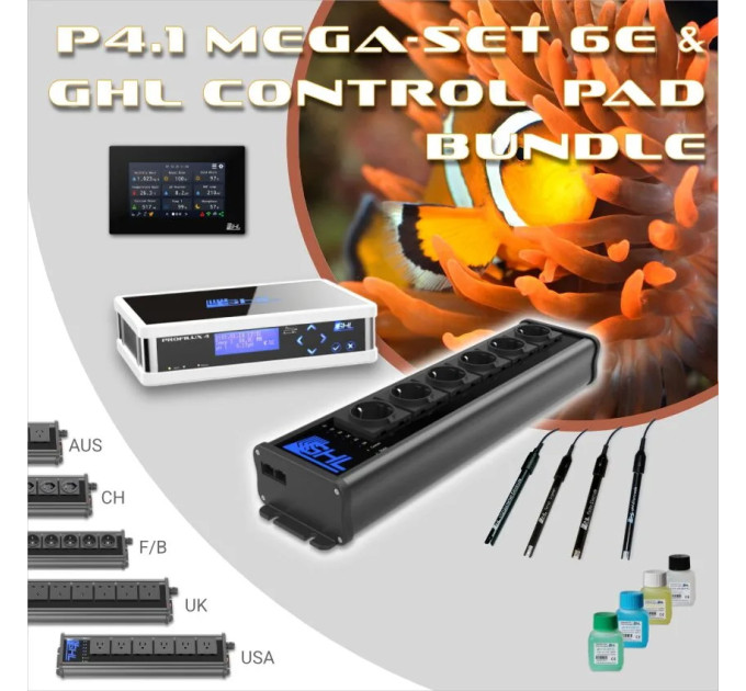 GHL ProfiLux 4.1 Mega-Set 6E & GHL Control Pad Bundle аквариумный компьютер