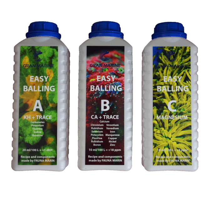 GRAN-MARINE EASY BALLING B (1000ml) готовый раствор для баллинга: кальций и трейсы