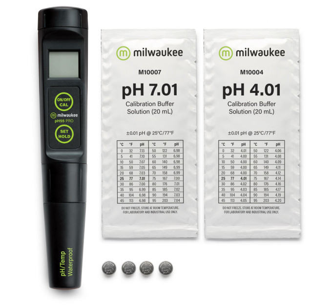 Milwaukee pH55 PRO - портативный тестер pH и температуры