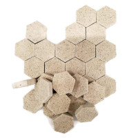 Oceans Wonders Agrocrete Coral Frag HexaDisk (S) арагонитовая плашка 32мм без ножки