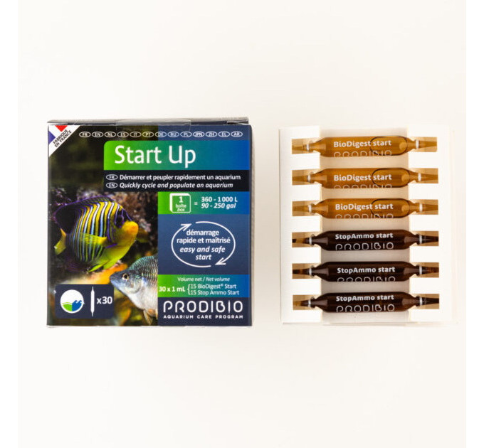 Prodibio Start Up 30 набор для быстрого запуска аквариума до 1000л