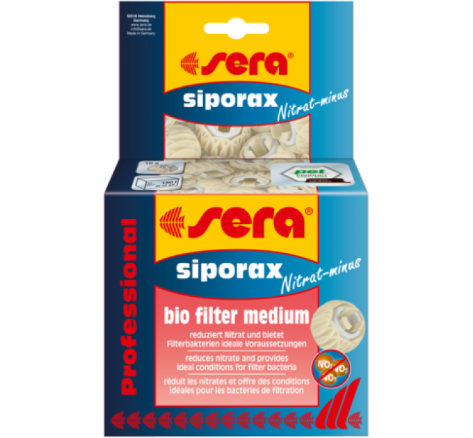 Sera Siporax Nitrat-minus Professional (500 ml) наповнювач для біологічної фільтрації