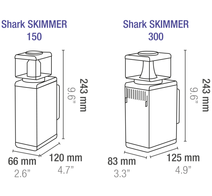 SICCE SHARK SKIMMER 150 скиммер для морских аквариумов до 150л