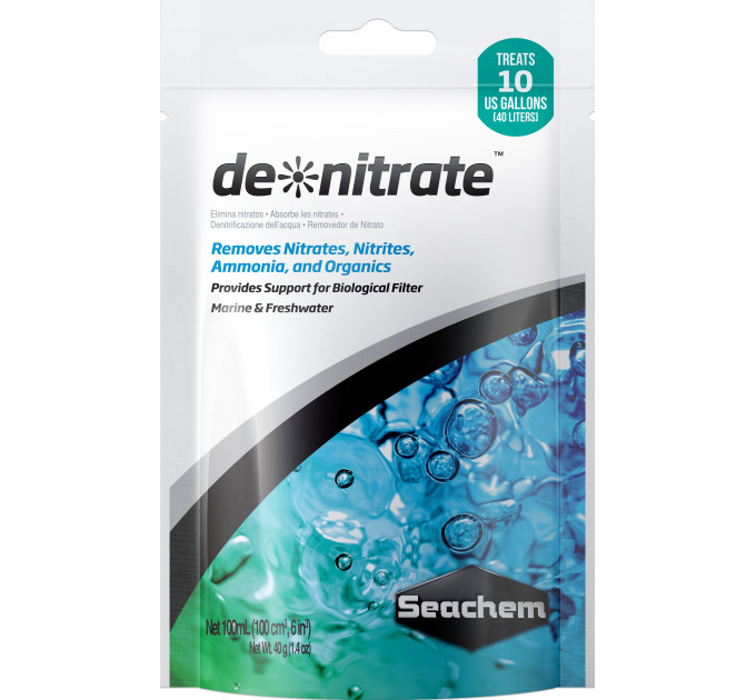 Seachem De*Nitrate (100 ml) наполнитель для биологической фильтрации в мешке