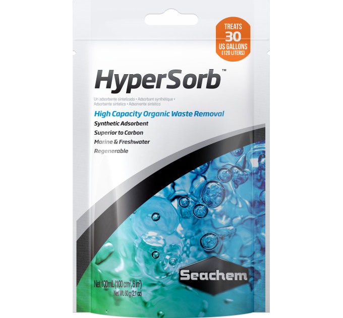 Seachem HyperSorb (100 ml) адсорбент органических отходов в мешке
