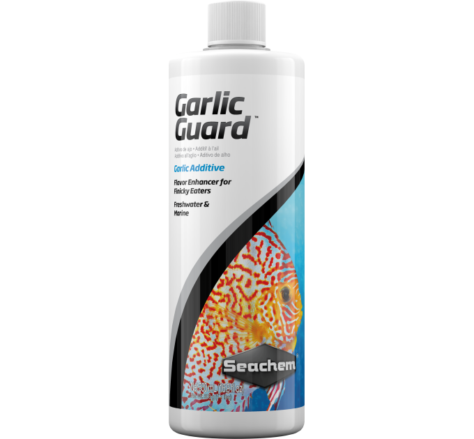 Seachem Garlic Guard (500мл) концентрированная добавка чеснока для кормления рыб