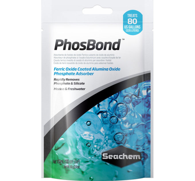 Seachem PhosBond (100 ml) антифос на основе смеси оксидов алюминия и железа в мешке