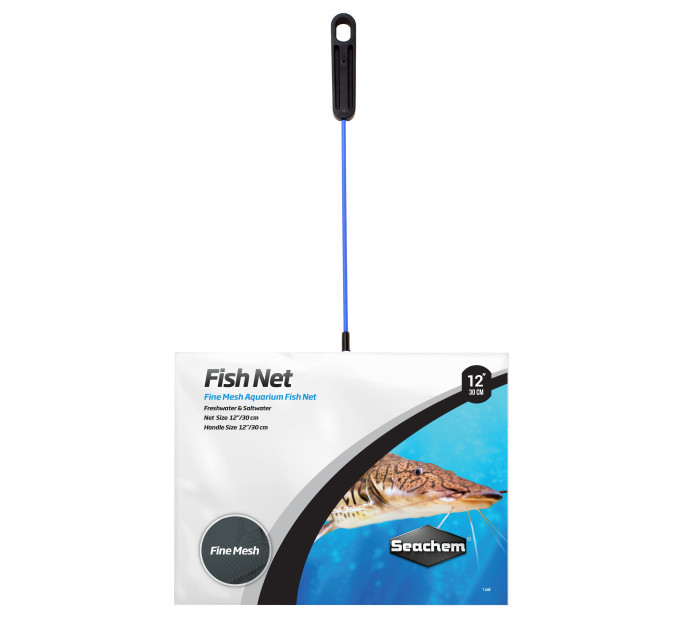 Seachem Fish Net 30 cm / 12" - Fine Mesh сачок для рыб и креветок