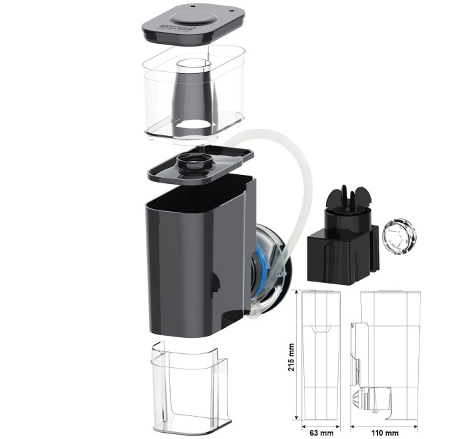Tunze Comline® DOC Skimmer 9001 скиммер для нано-аквариумов 20-140л