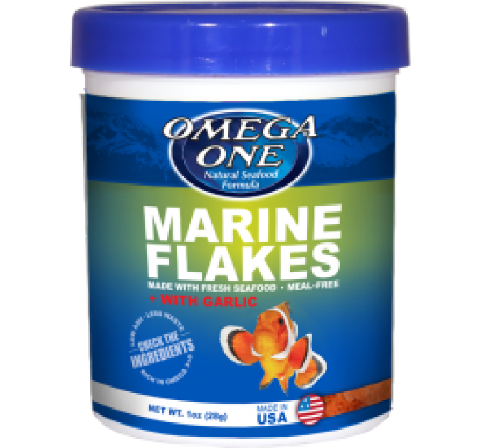 Omega One Garlic Marine Flakes (28g)