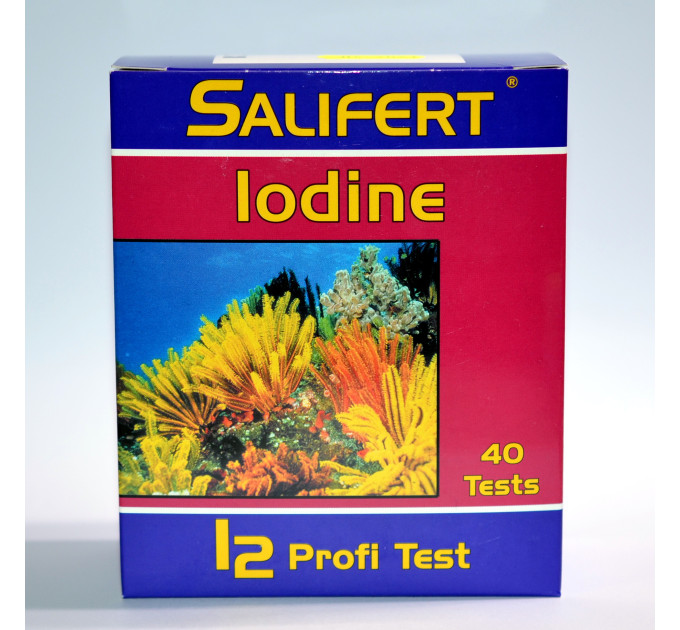 Salifert Iodine (I2) Profi Test тест на йод для морских аквариумов