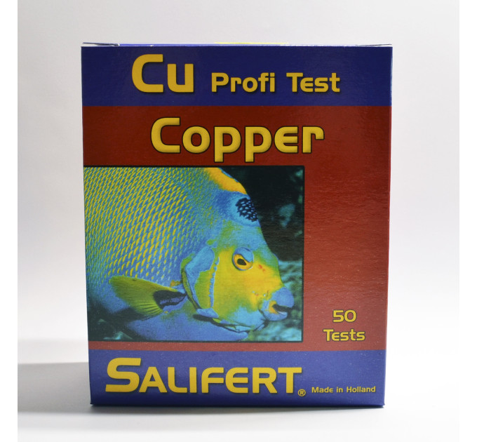 Salifert Copper (Cu) Profi Test тест на мідь для акваріумів усіх типів
