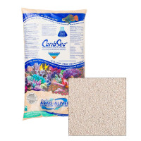 CaribSea Bahama's Oolite 20lb (9кг) живой песок для морских аквариумов фракция 0,25-1мм