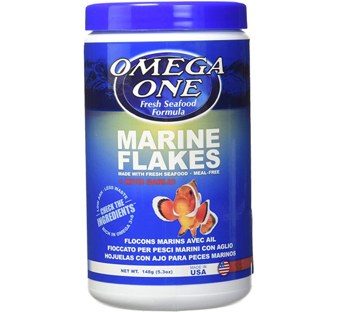 Omega One Garlic Marine Flakes (148g)