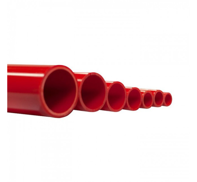 VERTEX Red PVC Tube 10*1000mm