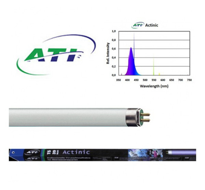 ATI True Actinic 24 Watt лампа Т5 550мм