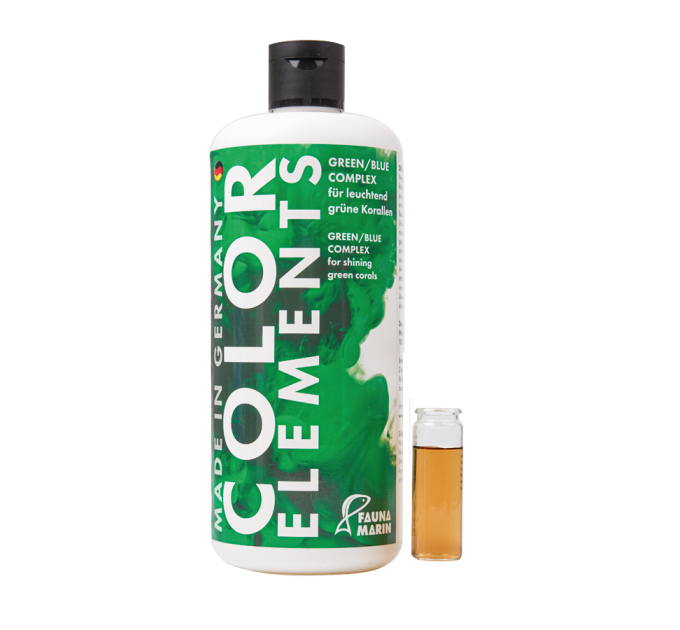 Fauna Marin Color Elements Green Blue Complex - 500ml комплекс микроэлементов для усиления роста и цвета кораллов