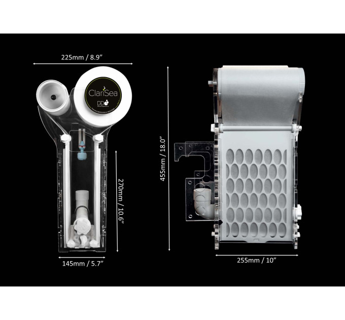 ClariSea SK-5000 G3 флісовий барабанний фільтр для акваріумів до 1250л