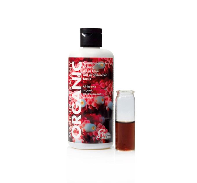 Fauna Marin Organic - 250ml комплекс поживних речовин та мікроелементів для посилення зростання і кольору коралів