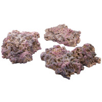 CaribSea LifeRock Shelf 40lb Box (18кг) натуральный арагонитовый камень с окрашенным бактериальным покрытием