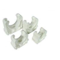 Royal Exclusiv PVC pipe clamp Ø 25mm white