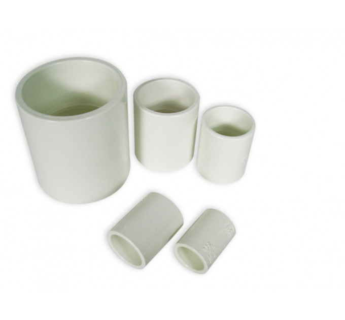 Royal Exclusiv PVC pipe socket / bushing Ø 25mm white