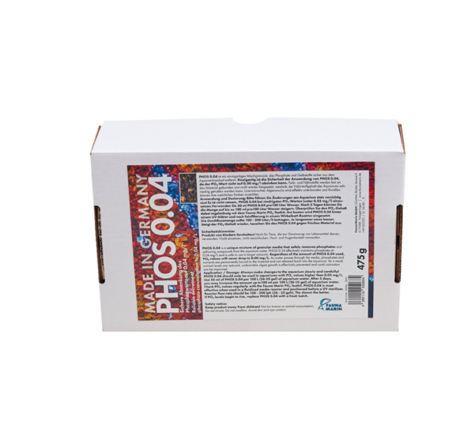 Fauna Marin Phos 0.04 (475g) антифос на основе гидроксида железа с порогом адсорбции 0,04 ppm