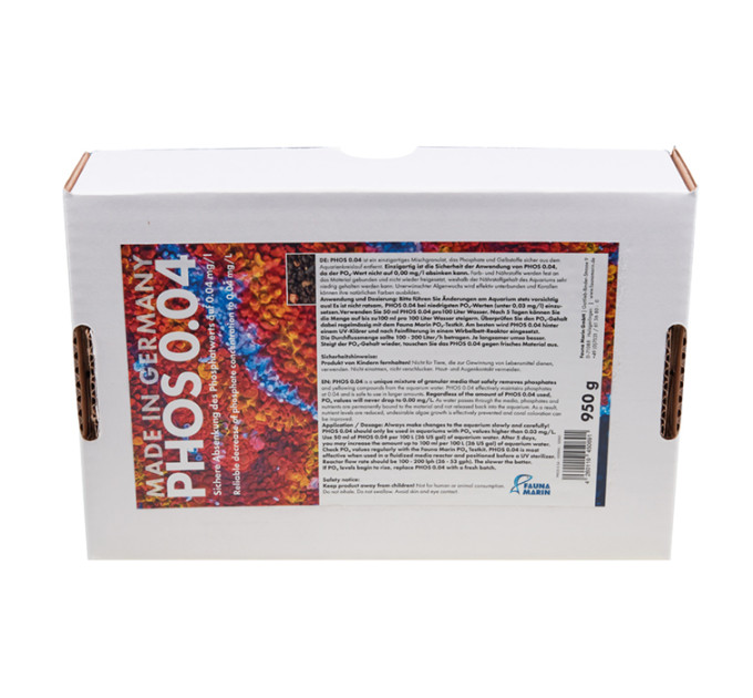 Fauna Marin Phos 0.04 (950g) антифос на основе гидроксида железа с порогом адсорбции 0,04 ppm