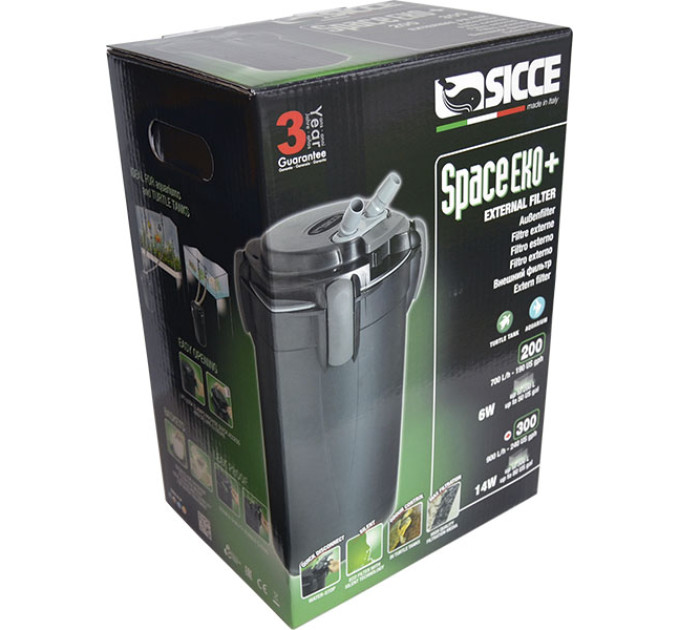 SICCE SPACE EKO+ 200 внешний фильтр 700 л/ч для аквариумов до 200л