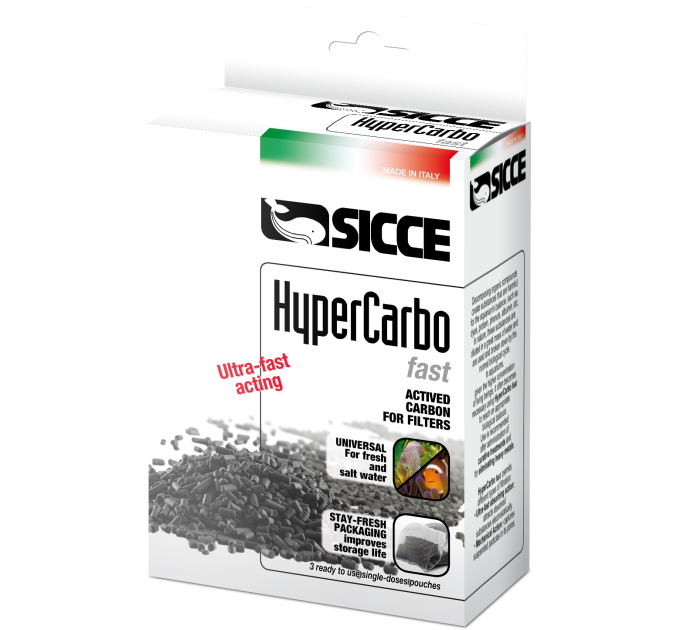 SICCE HYPERCARBO FAST уголь быстрого действия 3х100г