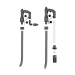 SICCE SPACE EKO+ 200-300, WHALE 350-500  Комплект подключения SKT0134