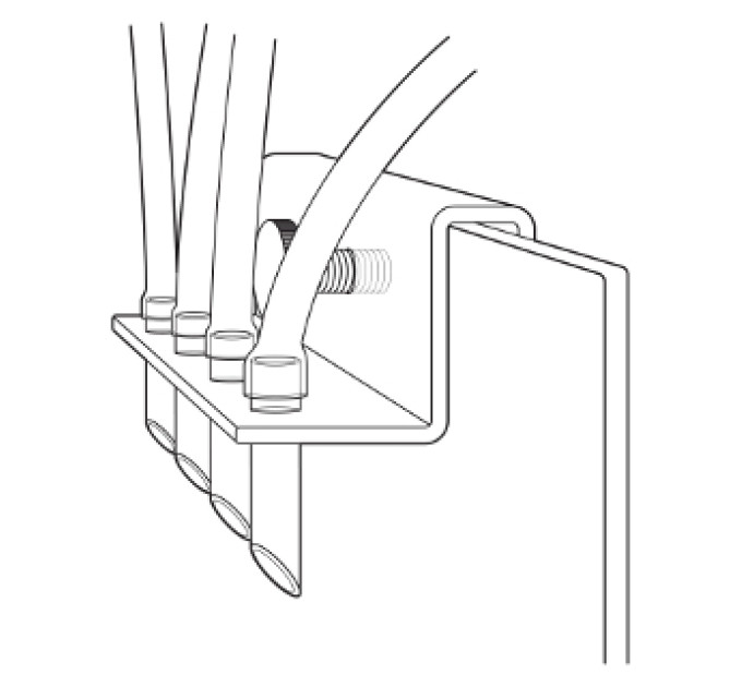 DVH Dosing pump Hose Connector держатель дозирующих трубок