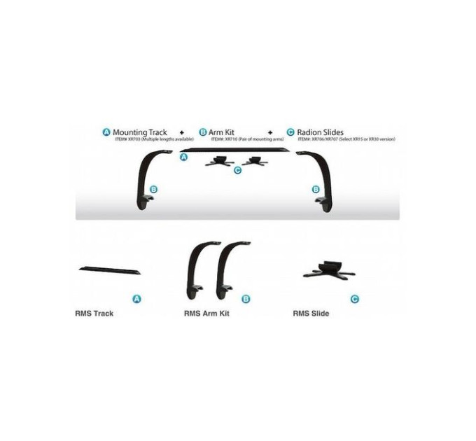 Ecotech Marine RMS Track 30.5" балка для крепления светильников Radion на аквариумы длиной 72-98см