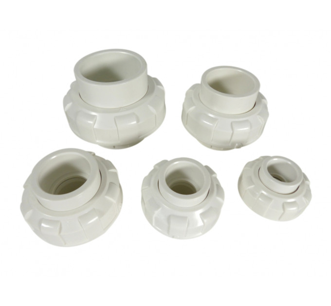 Royal Exclusiv PVC Screw connection complete Ø50 mm white