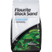 Seachem Flourite Black Sand (7kg) измельченный глиняный гравий черный