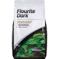 Seachem Flourite Dark (7kg) глиняный гравий черно-коричневый